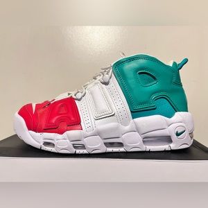 2018 Nike Air More Uptempo 96 Italy Red White Green Size 10 DS